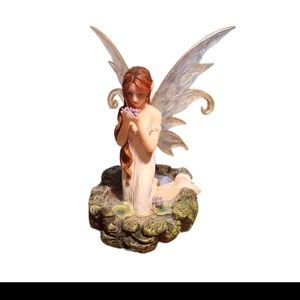 White Water Princess Fairy Kneeling in Pond